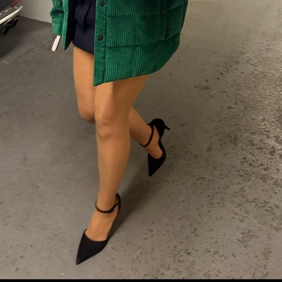 Christian Louboutin Astrids Bride Black Suede Heels - Picture 14 of 14